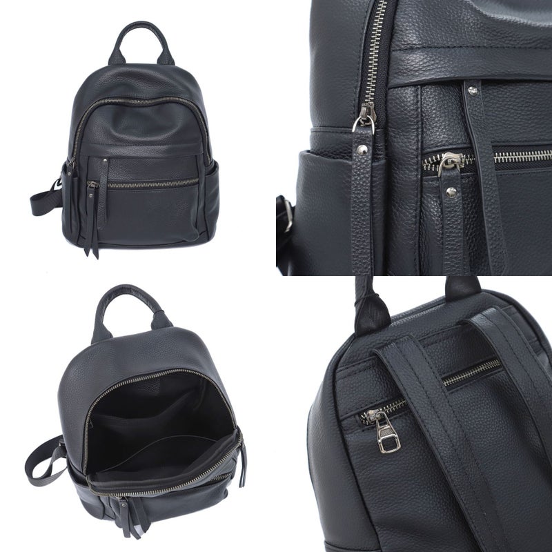 New Style Backpack For Women, Large Capacity, First-Layer Cowhide, Multi-Compartment, Practical And Versatile Soft Leather School Bag, Supply - Image 5