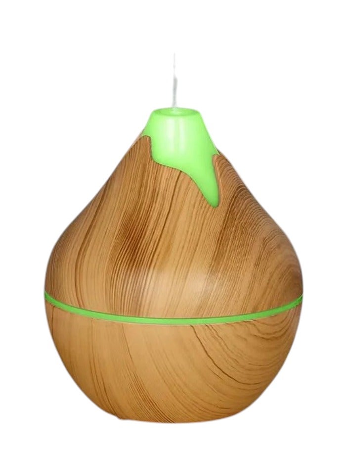 فواحة خشبية مضيئة لمسة طبيعية وأناقة عصرية سعه الفواحه 200 مللي  (خشبي فاتح - Image 1