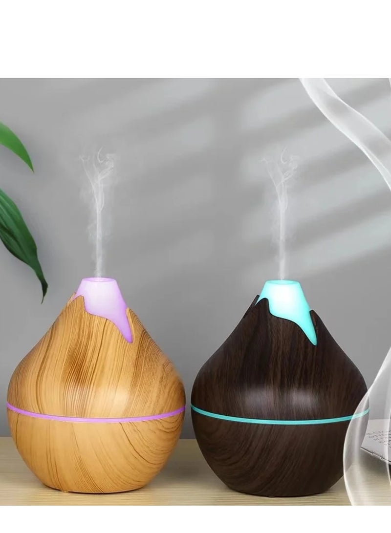 فواحة خشبية مضيئة لمسة طبيعية وأناقة عصرية سعه الفواحه 200 مللي  (خشبي فاتح - Image 3