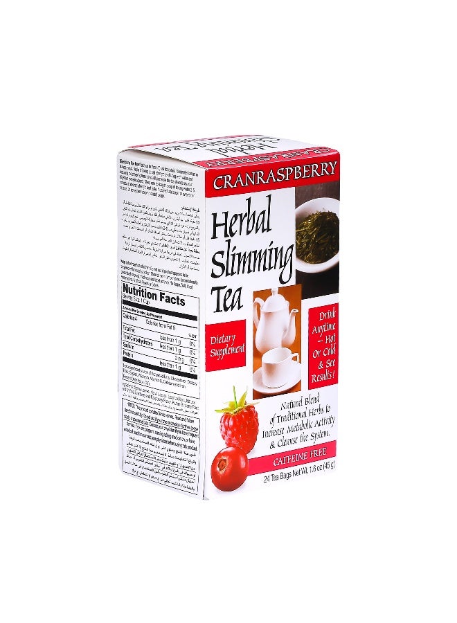 21st Century Herbal Slimming Cranraspberry Tea 24 Tea Bags - Image 5