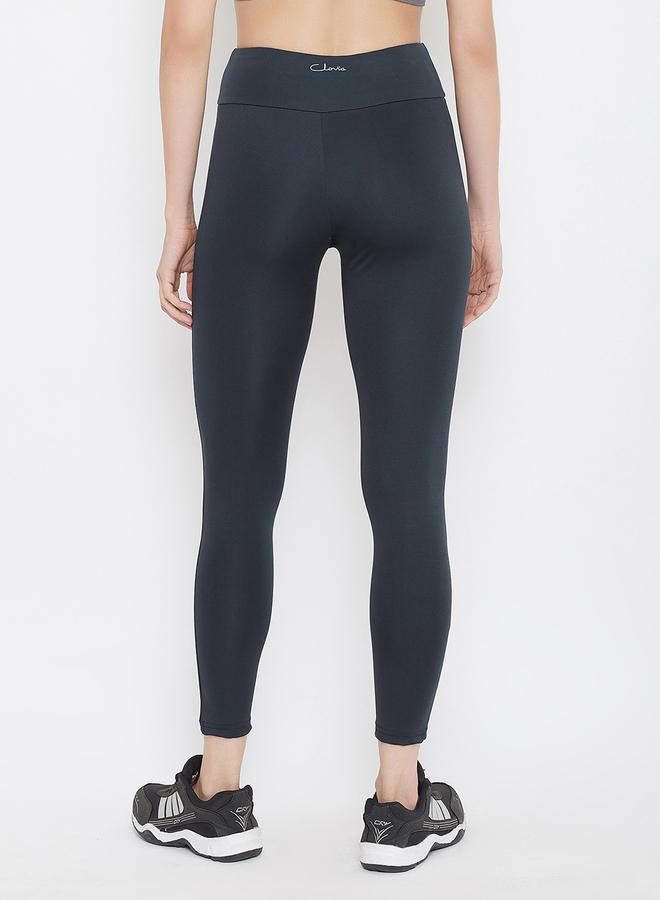 Clovia Navy Snug Fit Active Tights - Image 5