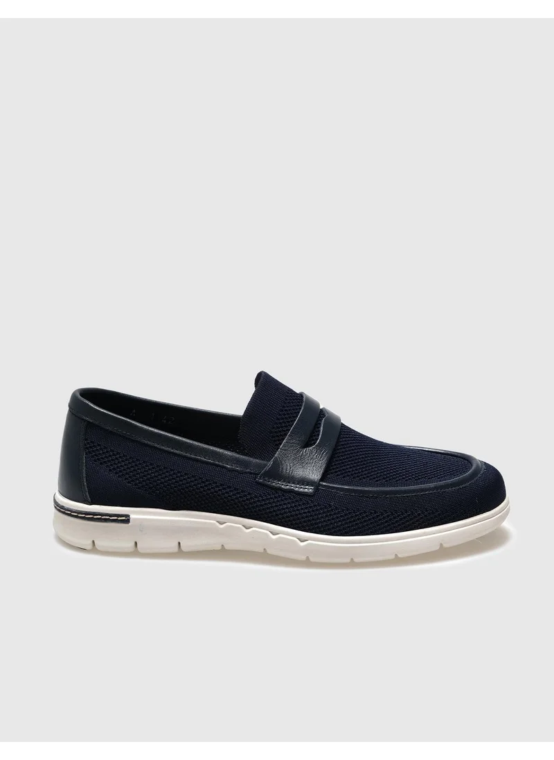 Cabani Knitwear Navy Blue Men's Casual Shoes