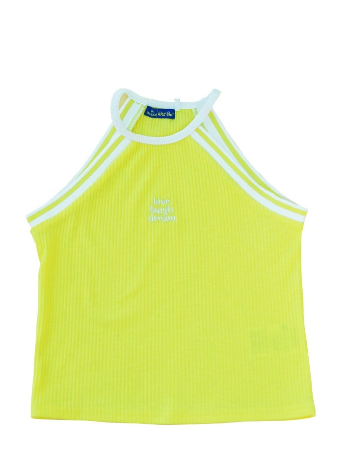WiNi BEE Children's Clothing T-shirt for Girls Summer Tank Top Teens Stitch Tee 8 10 12 Years  - Image 1