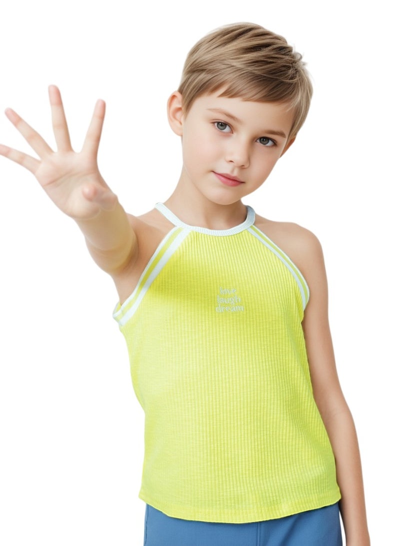 WiNi BEE Children's Clothing T-shirt for Girls Summer Tank Top Teens Stitch Tee 8 10 12 Years  - Image 3