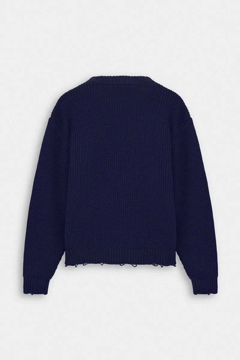Giesto Navy Blue GIESTO Men's Cotton Sweater for Men | Best Price UAE