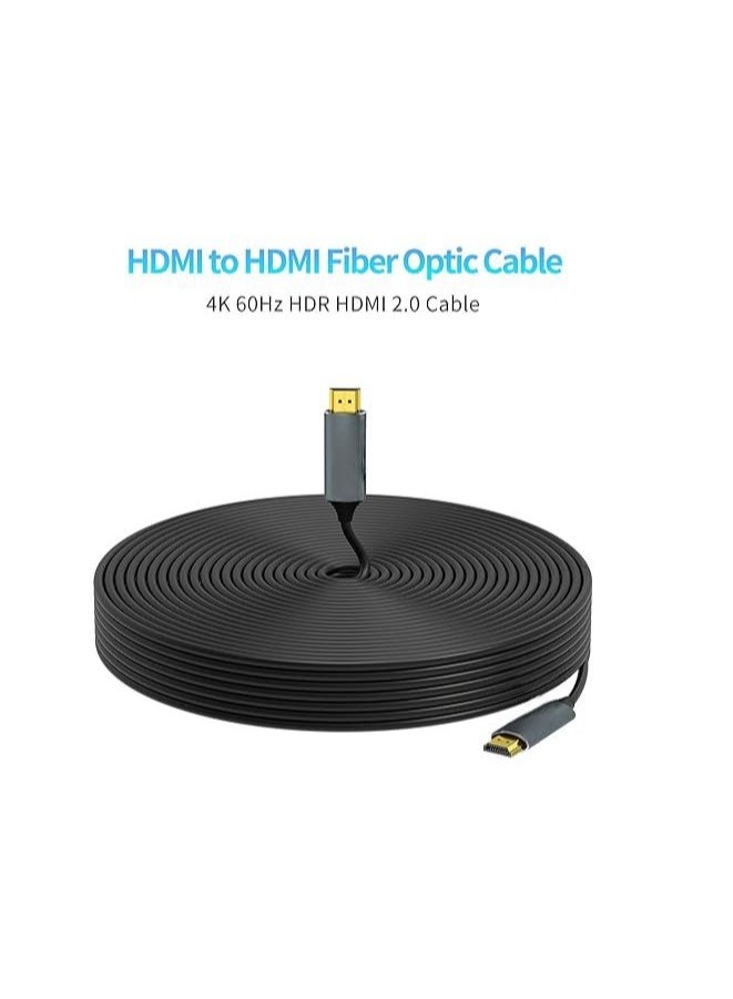 4K Fiber Optic HDMI 2.0 Cable 10M (30FT) - Powerful 18Gbps Cord - Certified Ultra HD Link for 4K@60Hz, 1440p@144Hz, HDR10, Long Distance Connectivity - Image 3