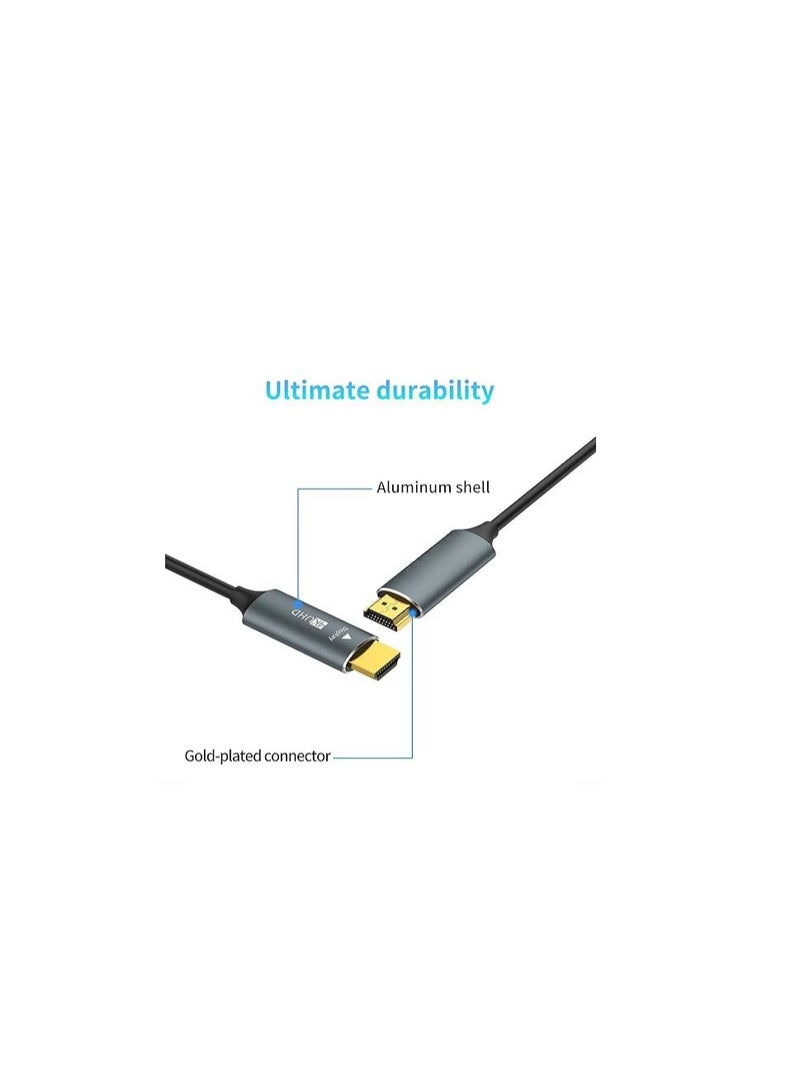 4K Fiber Optic HDMI 2.0 Cable 10M (30FT) - Powerful 18Gbps Cord - Certified Ultra HD Link for 4K@60Hz, 1440p@144Hz, HDR10, Long Distance Connectivity - Image 2
