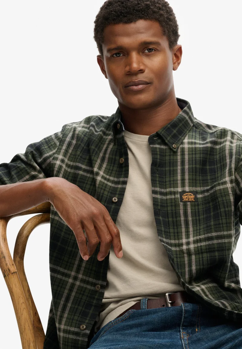 Superdry  Long Sleeve Cotton Lumberjack Shirt for Men | Best Price UAE