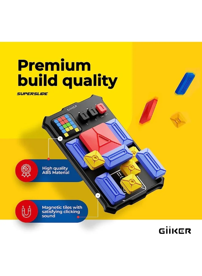 Giiker GiiKER Super Slide Brain Games, 500+Level IQ Puzzles, Handheld games Educational Toys, Perfect For Relaxing Stress Relief, Leisure Travel Fun Toys, A Gift For Kids At All Ages.