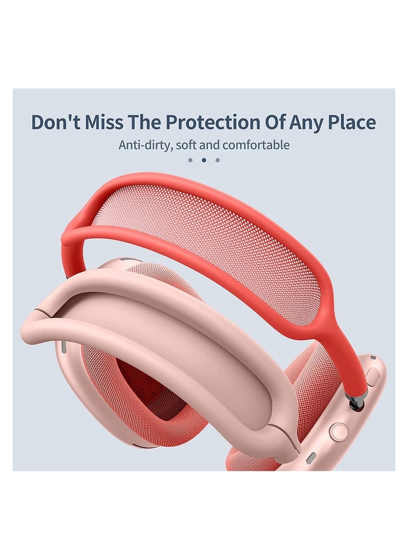 SYOSI - Silicone Case Cover for AirPods Max Headphones Anti Scratch Ear Cups Cover Skin Headset Protective Accessories - Image 1