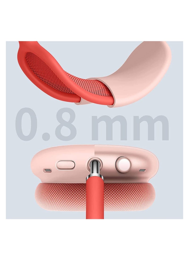 SYOSI - Silicone Case Cover for AirPods Max Headphones Anti Scratch Ear Cups Cover Skin Headset Protective Accessories - Image 1