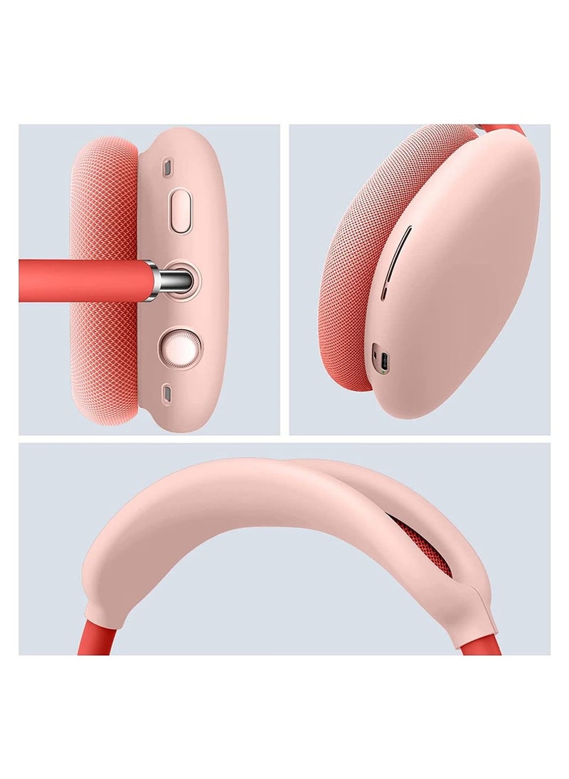 SYOSI - Silicone Case Cover for AirPods Max Headphones Anti Scratch Ear Cups Cover Skin Headset Protective Accessories - Image 1