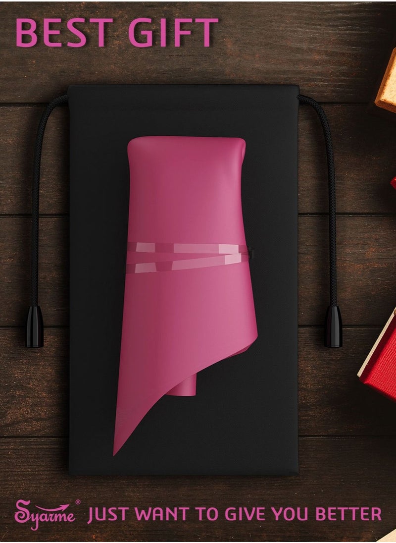 Syarme Feminine Urination Device, Portable Reusable Urinal Funnel with Extension Tube for Travel, Festivals, Camping, Traffic Jams and More, Includes Waterproof Bag and Cup - Fuchsia  - Image 5