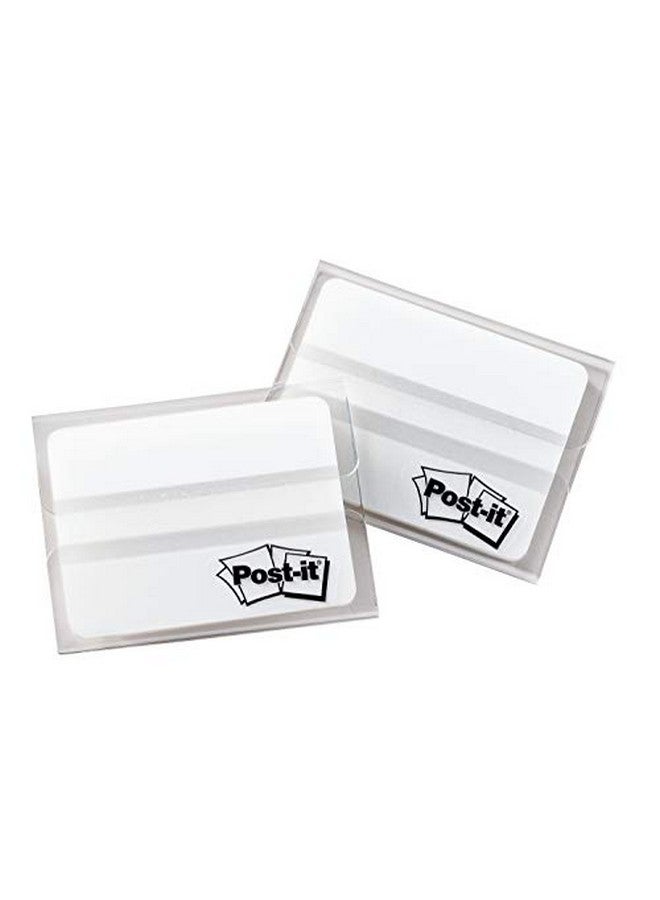 Post-it Tabs 2 In Solid White 25 Tabs/Onthego Dispenser 2 Dispensers/Pack (686F50Wh) - Image 2