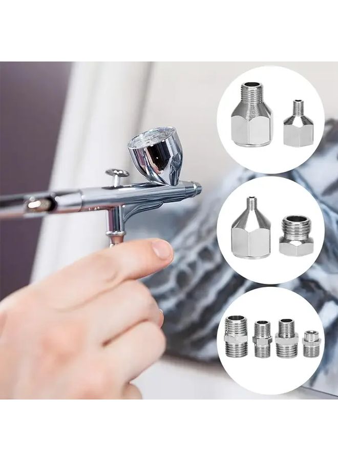 نموذج AB A1234566B7 مجموعة محولات خرطوم الهواء 8 قطع نتوءات سداسية بمقاسات مختلفة ملحقات BSP ذكرية - Image 5