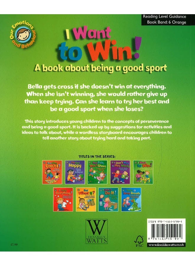 Our Emotions And Behaviour: I Want To Win! A Book About Being A Good Sport - Image 2