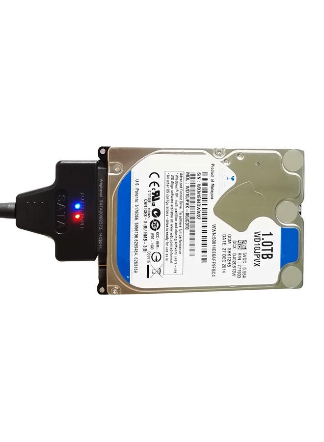 نيبمينينت كابل محول USB 2.0 إلى SATA من 22 سناً أسود - Image 2
