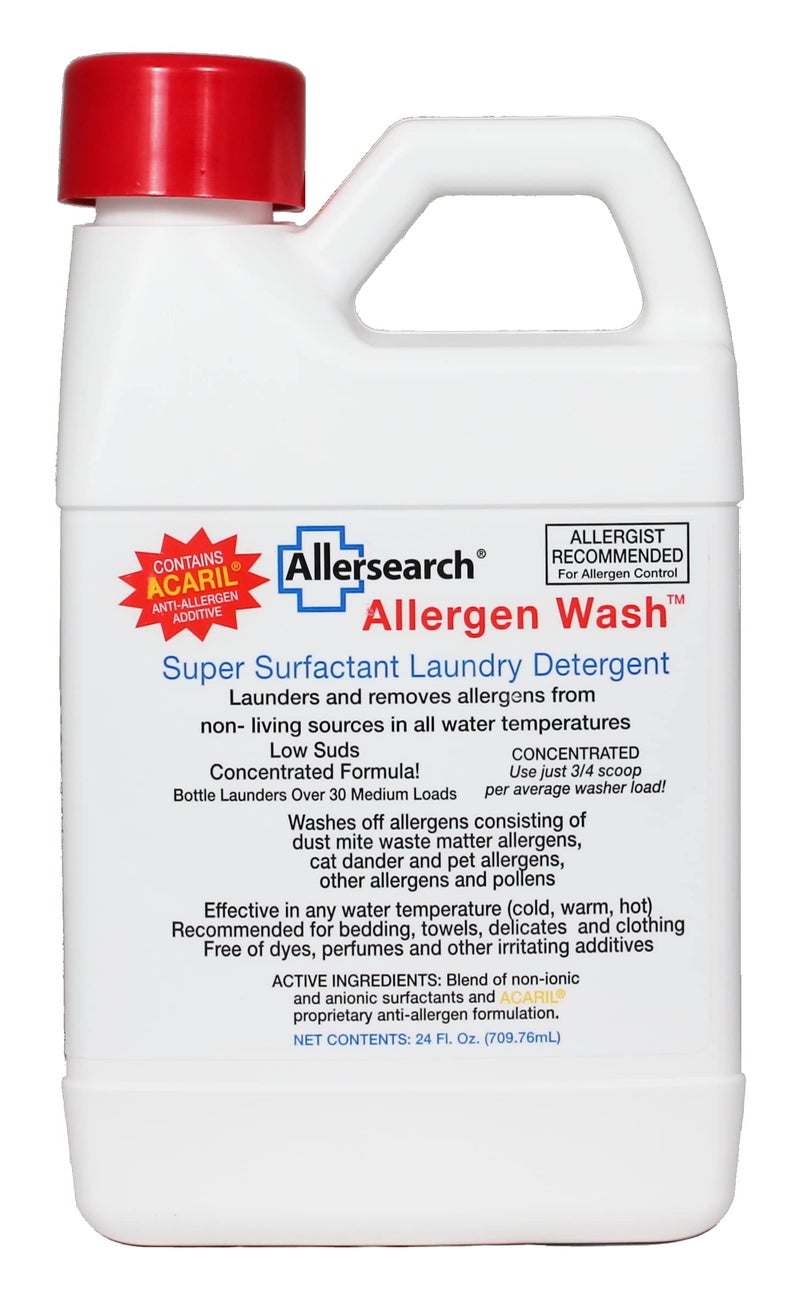 Allersearch AllergenWash 24 Oz Laundry Detergent - Image 1