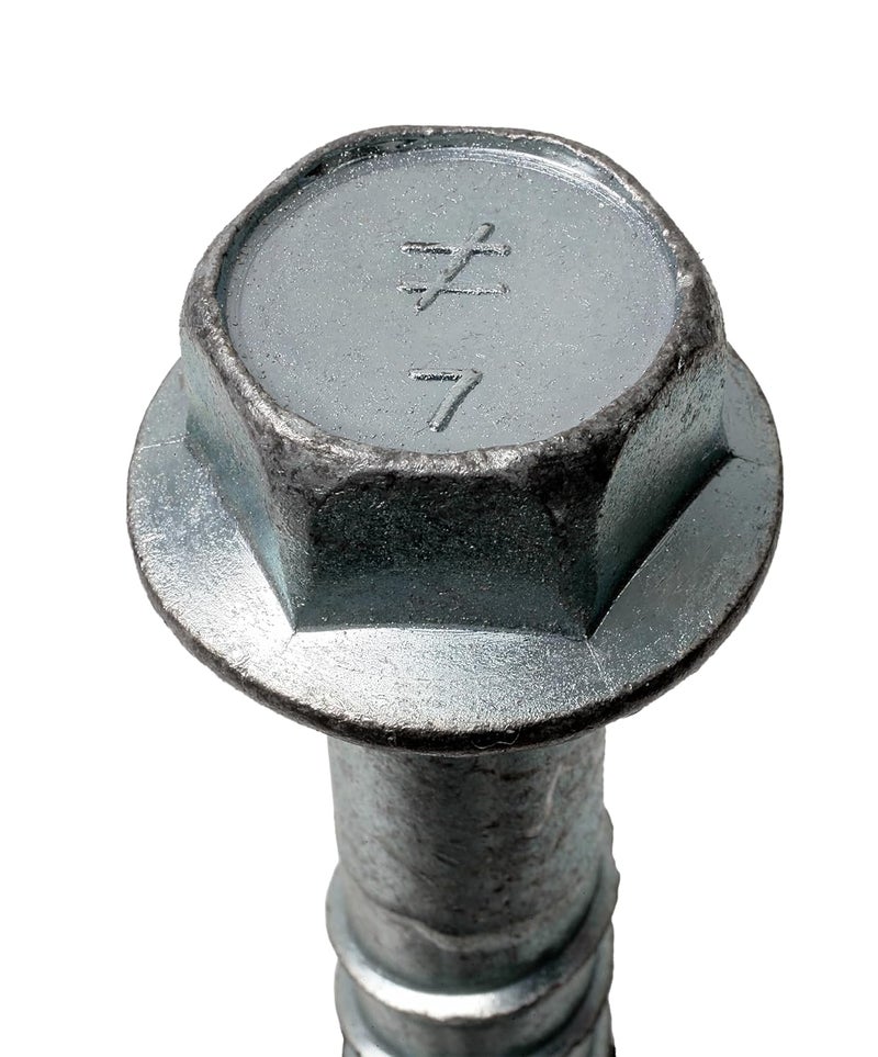 Simpson StrongTie THDB62800H 5/8 Inch x 8 Inch, Hex Washer Head, Zinc Plated Titen HD Heavy-Duty Screw Anchor for Concrete, Easy Installation (Pack of 10) - Image 4