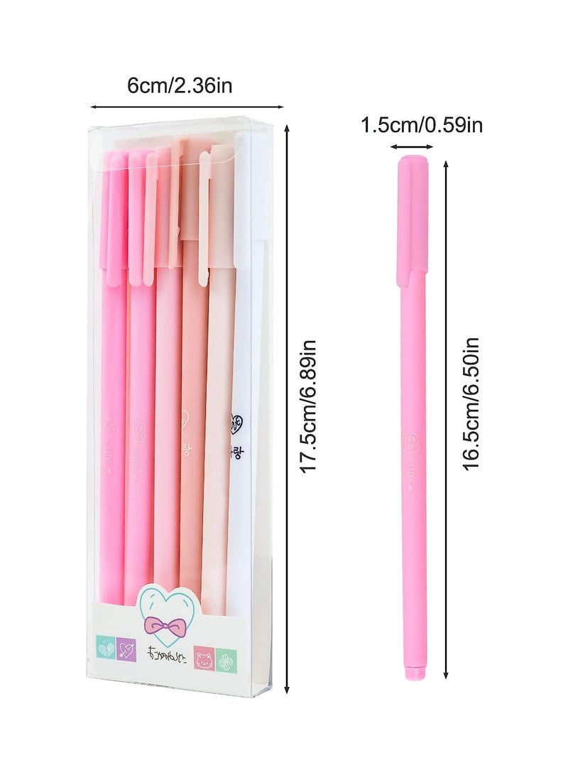 SYOSI Liquid Ink Gel Rollerball Pen 12Pcs 0.5mm Writing Pens Pastel Black Ink Pens Ballpoint Gel Pens Quick Drying Fine Point Pens Aesthetic Pens Multipack Liquid Ink Pens Fibre Pens for Writing - Image 2