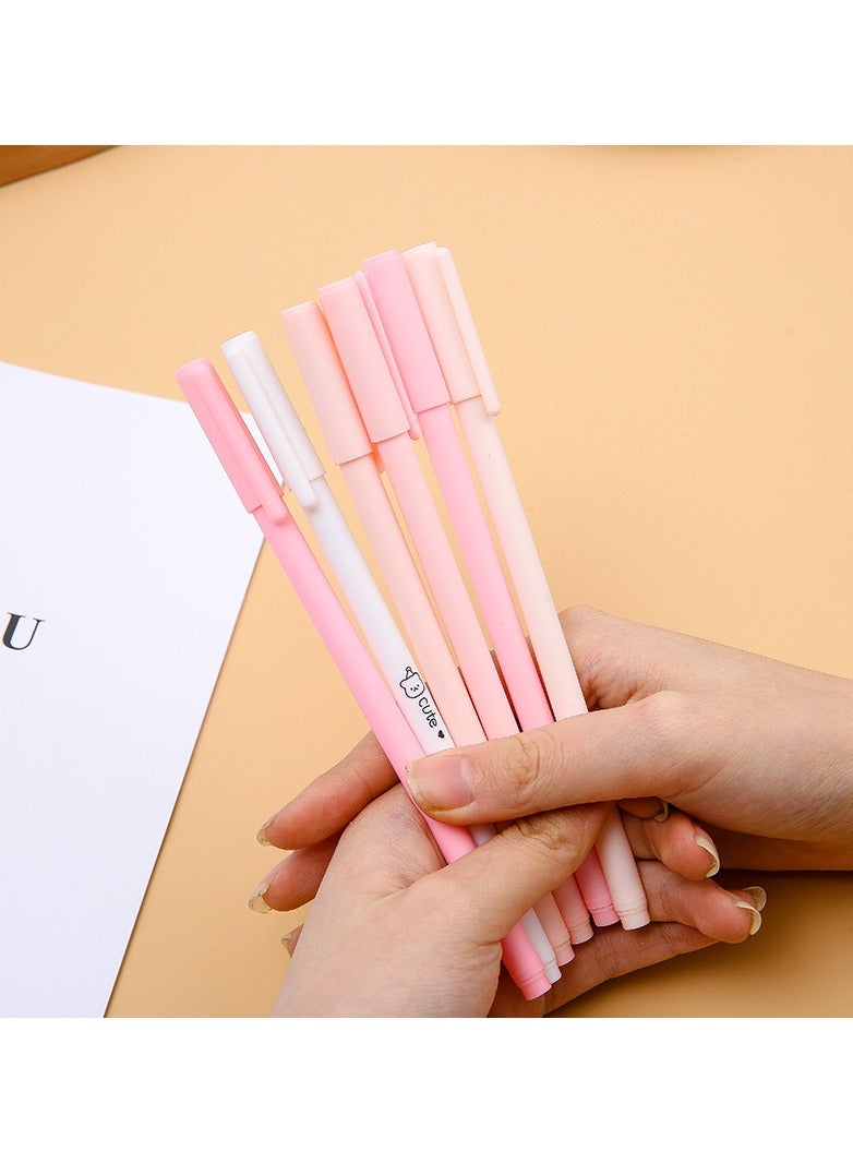 SYOSI Liquid Ink Gel Rollerball Pen 12Pcs 0.5mm Writing Pens Pastel Black Ink Pens Ballpoint Gel Pens Quick Drying Fine Point Pens Aesthetic Pens Multipack Liquid Ink Pens Fibre Pens for Writing - Image 3