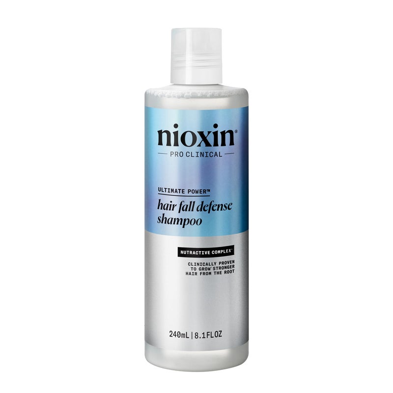 NIOXIN Hair Fall Defense Shampoo | Activates Hair Follicles for Visibly Less Hair Loss | With Niacinamide, Caffeine, Lauric Acid, and Sandalore | 8.1 Fl Oz. - Image 1