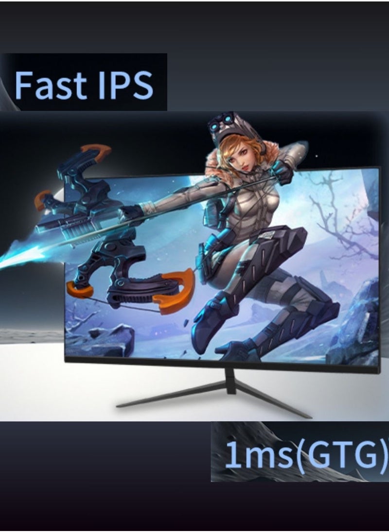 هاي لوك - شاشة عرض 27 بوصة 165 هرتز IPS HD، شاشة LCD بدون إطار، دقة 2K HD، HDMI/DP/VGA، ارتفاع قابل للتعديل - Image 1