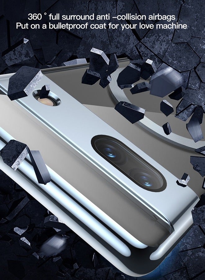 Unique Case for Google Pixel 7a 5G, Wireless Charging with MagSafing Built-in Magnets Compatible Faster Charging Slim Fit Anti-Yellowing Case Soft TPU Clear Cover - Rose Gold - Image 5