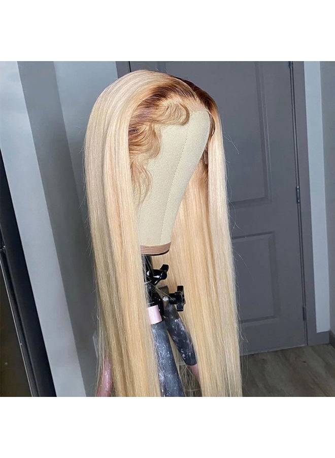 ANDRIA Platinum Blonde Natural Wave Wig with Bangs Platinum Blonde Wigs Light Gray Wigs White Blonde Full Wigs Synthetic Long Wavy Full Wigs Loose Curly Wig 24 Inches Colorful Wigs for Women - Image 3