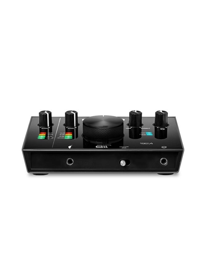 M-Audio AIR 192|4 USB-C Recording Sound Card 24Bit 192kHz Crystal Preamp 48V Phantom Power Zero Latency Monitoring For Vocal Guitar Podcast Solo Music Production - Image 2