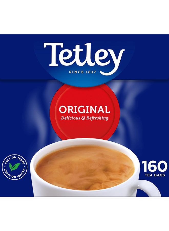 Tetley Black Tea Original 160 Round Tea Bags