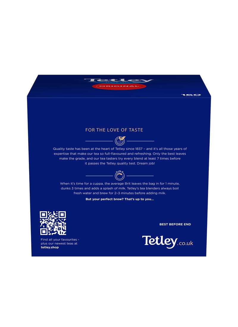 Tetley شاي أسود أصلي 160 كيس شاي دائري - Image 2