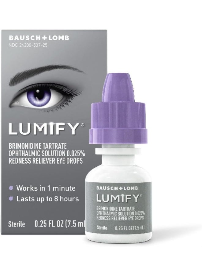 LUMIFY - LUMIFY Redness Reliever Eye Drops- 0.25oz (7.5ml) - Image 1