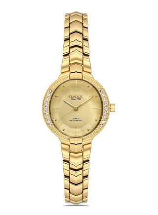 Omax Women's Gold Luxury Wrist Watch, Watches for Women, Stainless Watches, Luxury Steel Band, Oval Dial, Waterproof Watch, 1 Year Warranty - pzsku/Z048F8C4509ED301ADB34Z/45/1743526009/855b43e1-5f69-4f33-a4f4-5b875bc23985