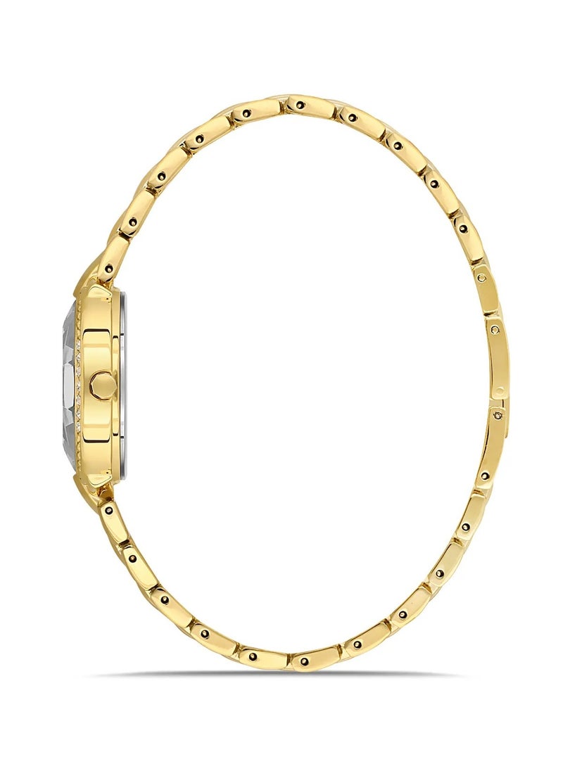 OMAX - Omax Women's Gold Luxury Wrist Watch, Watches for Women, Stainless Watches, Luxury Steel Band, Oval Dial, Waterproof Watch, 1 Year Warranty - Image 1