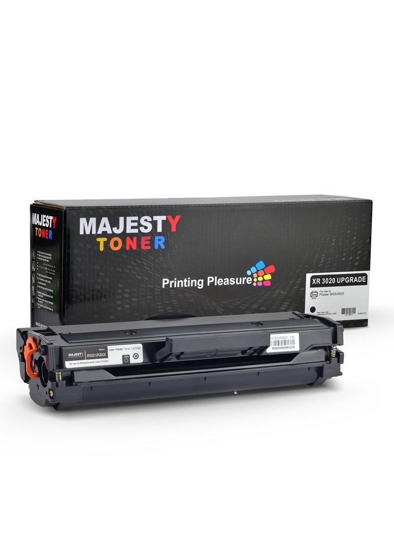Majesty XR 3020 3025 Toner Cartridge Compatible with Xerox Phaser 3020, WorkCentre 3025 106R02773 (Black)  - Image 1