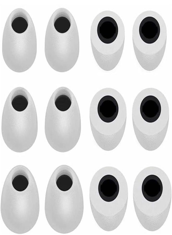 الإكس سي دي أطراف أذن إسفنجية من ALXCD متوافقة مع سماعات JBL Vibe Buds، 6 أزواج بمقاسات S/M/L، بديلة لأطراف سماعات الأذن الإسفنجية الناعمة العازلة للضوضاء، متوافقة مع سماعات JBL Vibe Buds، 6 أزواج، لون رمادي - Image 2
