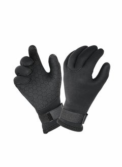 Excefore Water Gloves, 3mm & 5mm Neoprene Five Finger Warm Wetsuit Winter Gloves for Scuba Diving Snorkeling Paddling Surfing Kayaking Canoeing Spearfishing Skiing  - Image 1