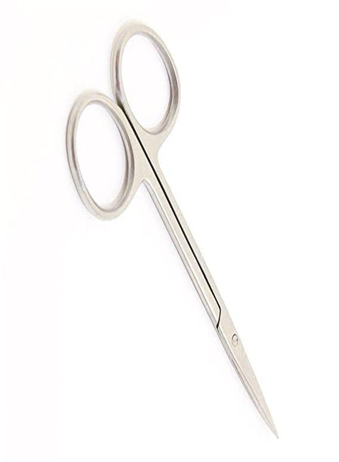 Fab Nation Stainless Steel Small Scissors For Precision Eyebrow Grooming | Nose, Beard, And Facial Hair Trimming | Bikini Hair Trimming | Manicure & Pedicure Cuticle Scissors | Pack Of 1 - Image 2