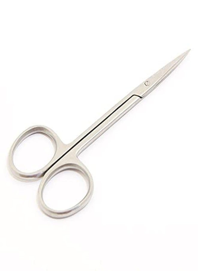 Fab Nation Stainless Steel Small Scissors For Precision Eyebrow Grooming | Nose, Beard, And Facial Hair Trimming | Bikini Hair Trimming | Manicure & Pedicure Cuticle Scissors | Pack Of 1 - Image 1