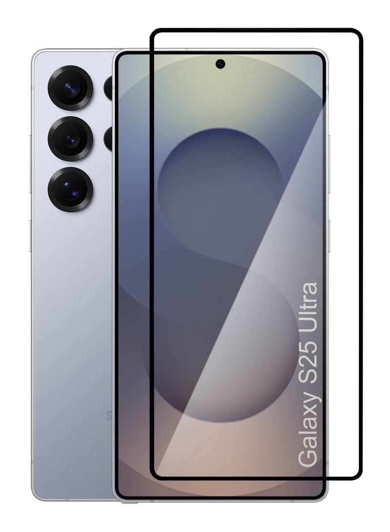 Samsung Galaxy S25 Ultra - Full Glue Tempered Glass Screen Protector - Delicate Touch , Higher Transparency , Easy to Install ,Anti-scratch and Bubble-free Screen Protector - Image 1