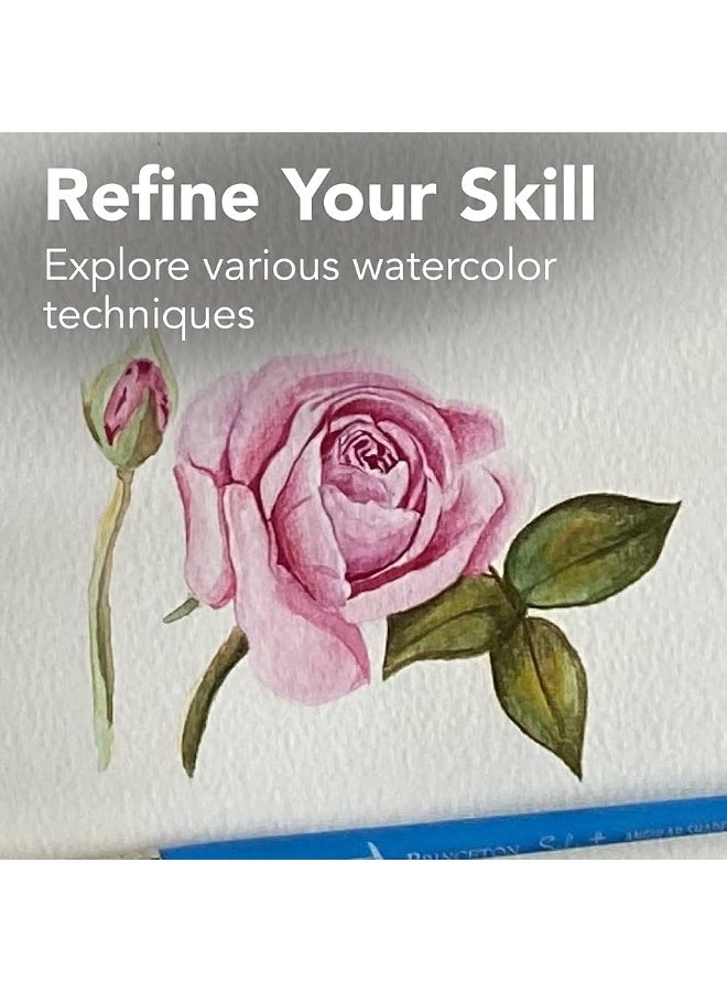 Canson XL Series Watercolor Pad, Heavyweight White Paper, Foldover Binding, 30 Sheets, 9x12 inch - Image 2