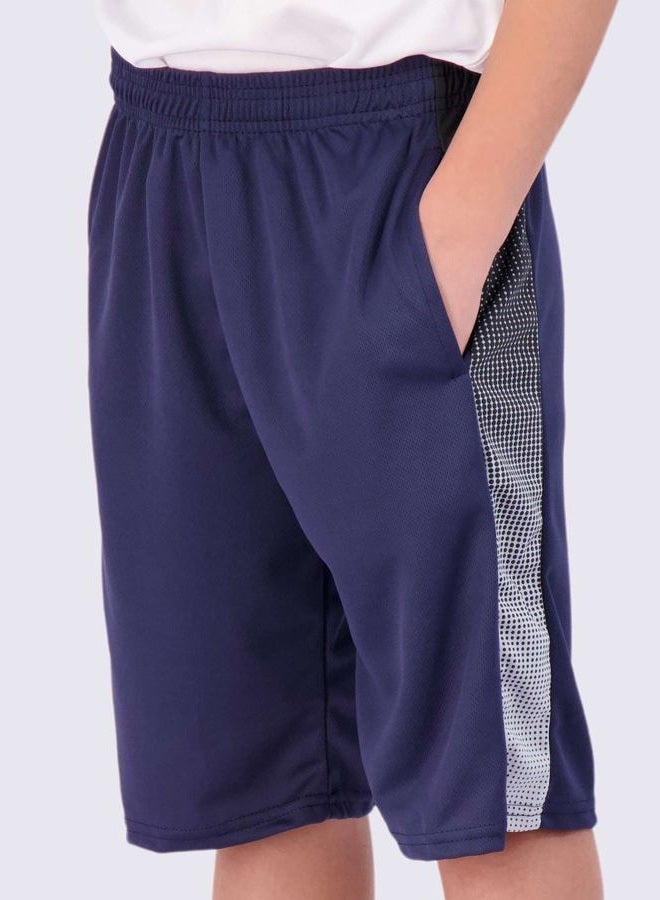 REALESSENTIALS 5 Pack: Big Boys Girls Youth Clothing Knit Mesh Active Athletic Performance Basketball Soccer Lacrosse Tennis Exercise Summer Gym Golf Running Teen Running Shorts Quick Dry Fit Knit- Set 13, M (10/12) - Image 4