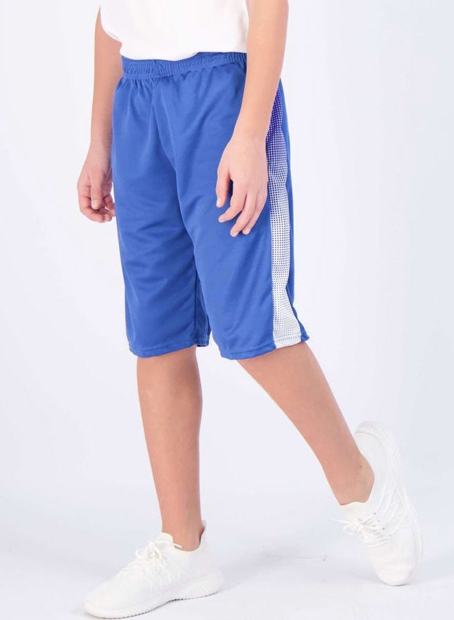 REALESSENTIALS 5 Pack: Big Boys Girls Youth Clothing Knit Mesh Active Athletic Performance Basketball Soccer Lacrosse Tennis Exercise Summer Gym Golf Running Teen Running Shorts Quick Dry Fit Knit- Set 13, M (10/12) - Image 3