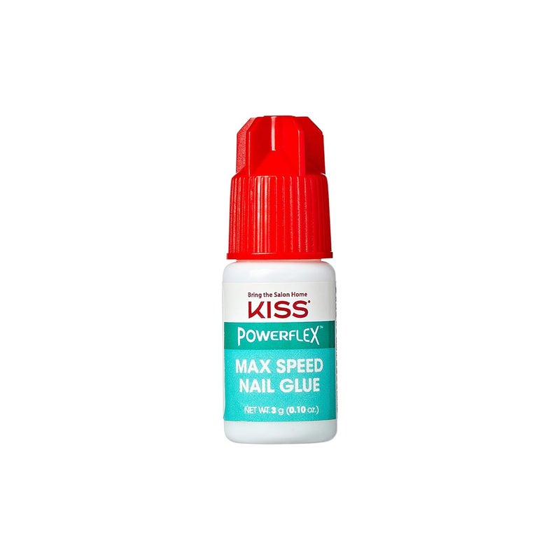 كيس غراء أظافر KISS PowerFlex Maximum Speed للأظافر المضغوطة، تركيبة مرنة فائقة القوة للالتصاق، تشمل زجاجة واحدة بحجم 3 جرام (0.10 أونصة) مع غطاء لولبي وطرف فوهة للضغط والتطبيق. - Image 5