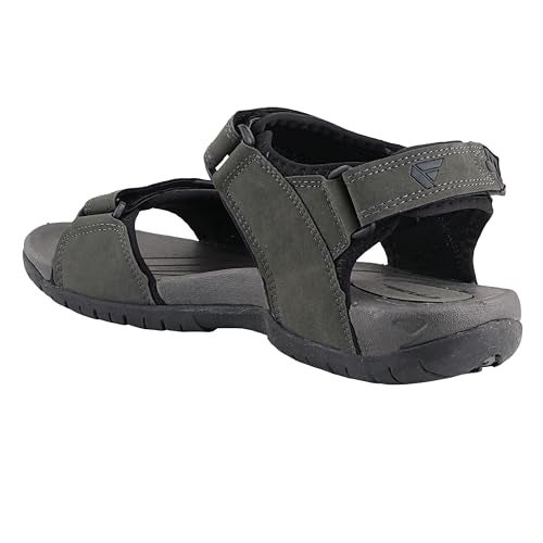 FUEL 2112-04 Anti-Skid Flexible & Breathable Casual Sports Outdoor Sandals & Floaters for Men (Grey-7UK) - Image 4