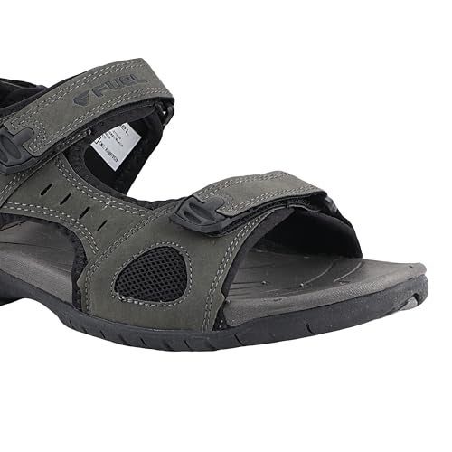 FUEL 2112-04 Anti-Skid Flexible & Breathable Casual Sports Outdoor Sandals & Floaters for Men (Grey-7UK) - Image 3