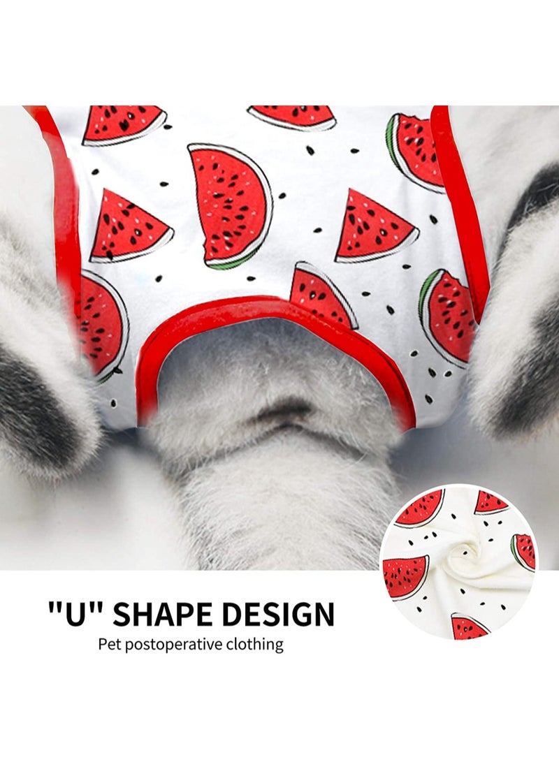 Zikra Cat Recovery Suit Cat Recovery Suit for Abdominal Wounds or Skin Diseases After Surgery Wear Anti Licking Wounds Breathable E-Collar Alternative for Cats and Dogs M - Image 4