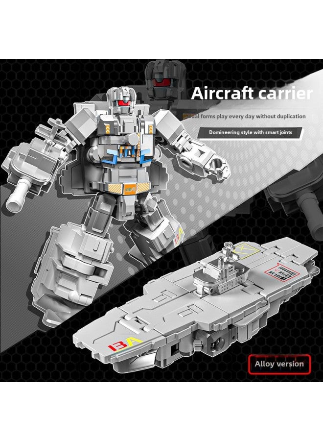 لعبة سيارة التجلي للأطفال من سبائك كينغ كونغ هرقل حقيقية تناسب الروبوت الهاتف الصبي اللون: نسخة سبيكة ⭐حاملة الطائرات المتحولة - شكل مزدوج - Image 1