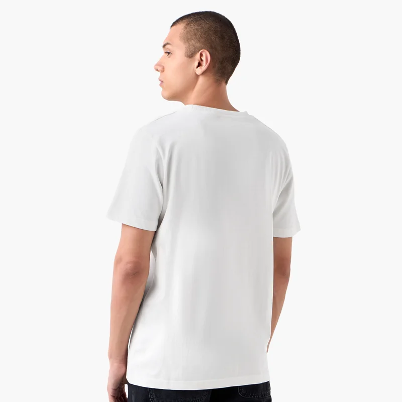 Splash FAV Snoopy Print T-shirt with Crew Neck